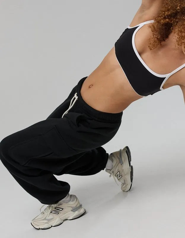 OFFLINE By Aerie Cloud Fleece Baggy Cargo Jogger