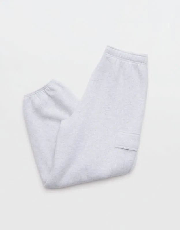 OFFLINE By Aerie Cloud Fleece Baggy Cargo Jogger