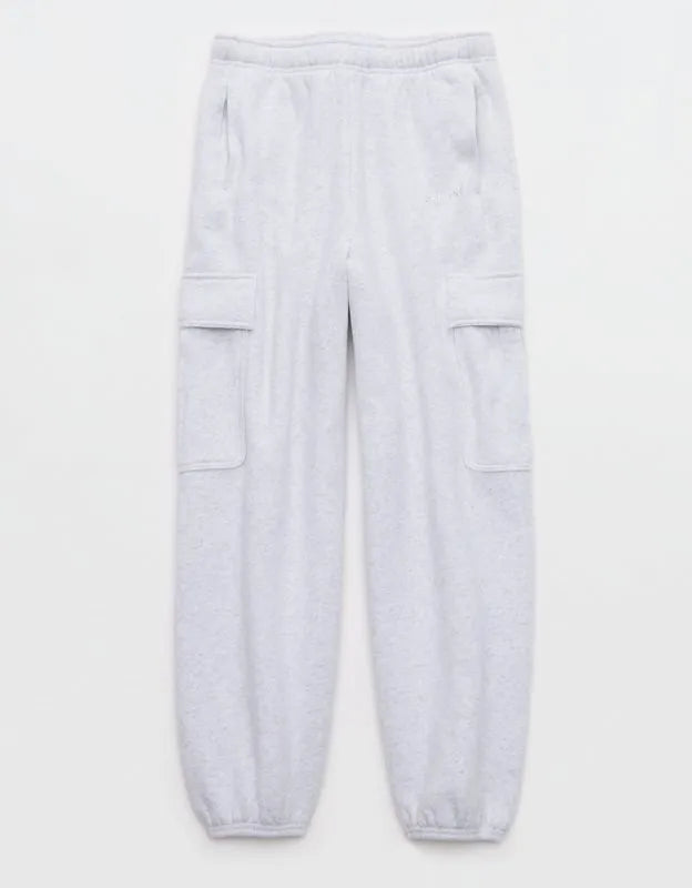 OFFLINE By Aerie Cloud Fleece Baggy Cargo Jogger
