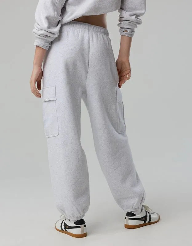 OFFLINE By Aerie Cloud Fleece Baggy Cargo Jogger