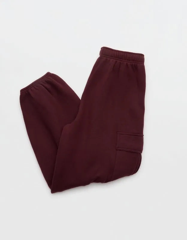 OFFLINE By Aerie Cloud Fleece Baggy Cargo Jogger