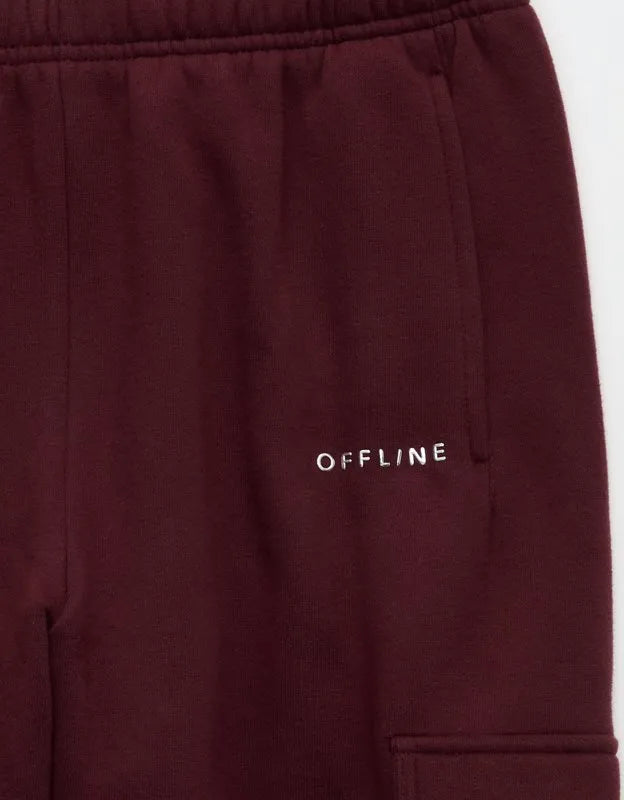 OFFLINE By Aerie Cloud Fleece Baggy Cargo Jogger