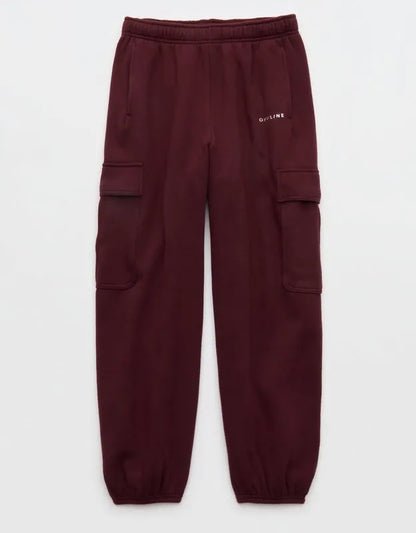 OFFLINE By Aerie Cloud Fleece Baggy Cargo Jogger