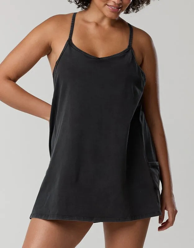 OFFLINE By Aerie OG Cotton Racerback Mini Dress