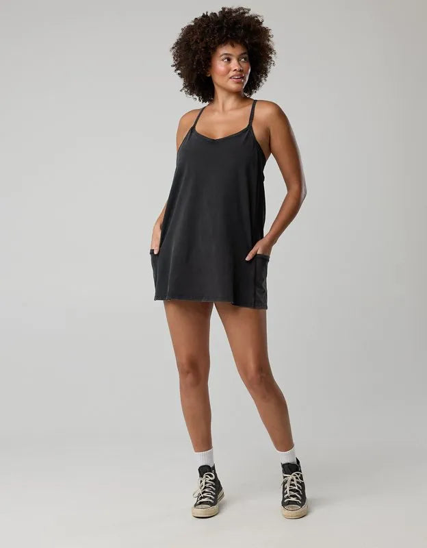 OFFLINE By Aerie OG Cotton Racerback Mini Dress
