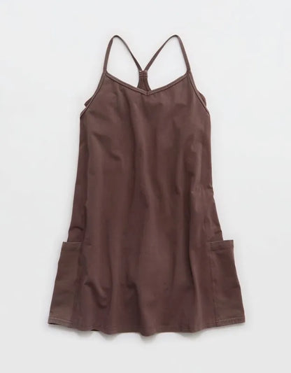 OFFLINE By Aerie OG Cotton Racerback Mini Dress