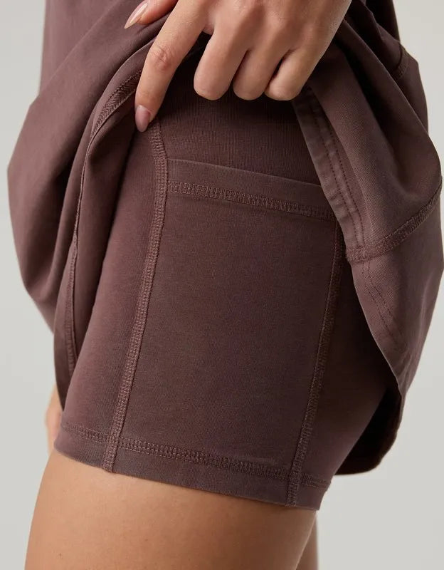 OFFLINE By Aerie OG Cotton Racerback Mini Dress
