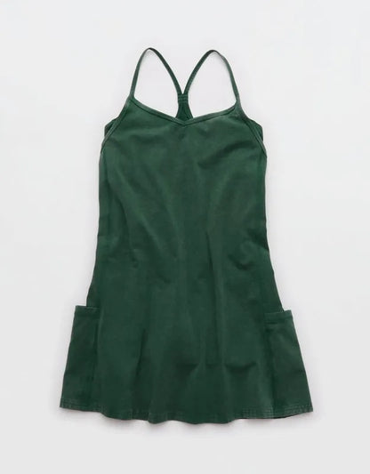 OFFLINE By Aerie OG Cotton Racerback Mini Dress