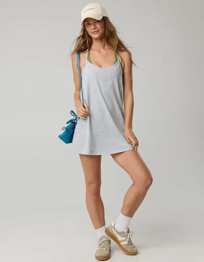 OFFLINE By Aerie OG Cotton Racerback Mini Dress
