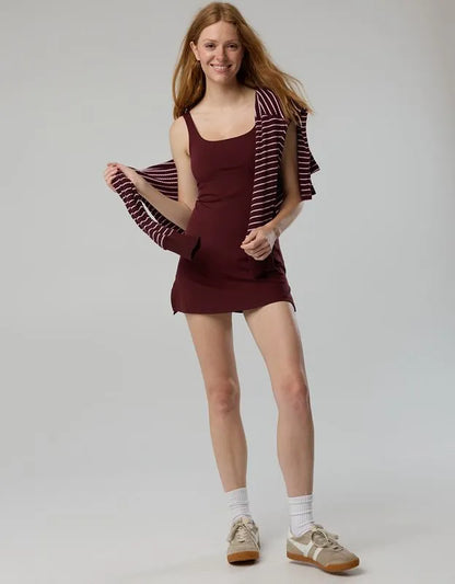 OFFLINE By Aerie Real Me Square Neck Mini Dress