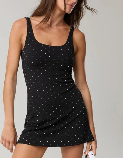 OFFLINE By Aerie Real Me Square Neck Mini Dress