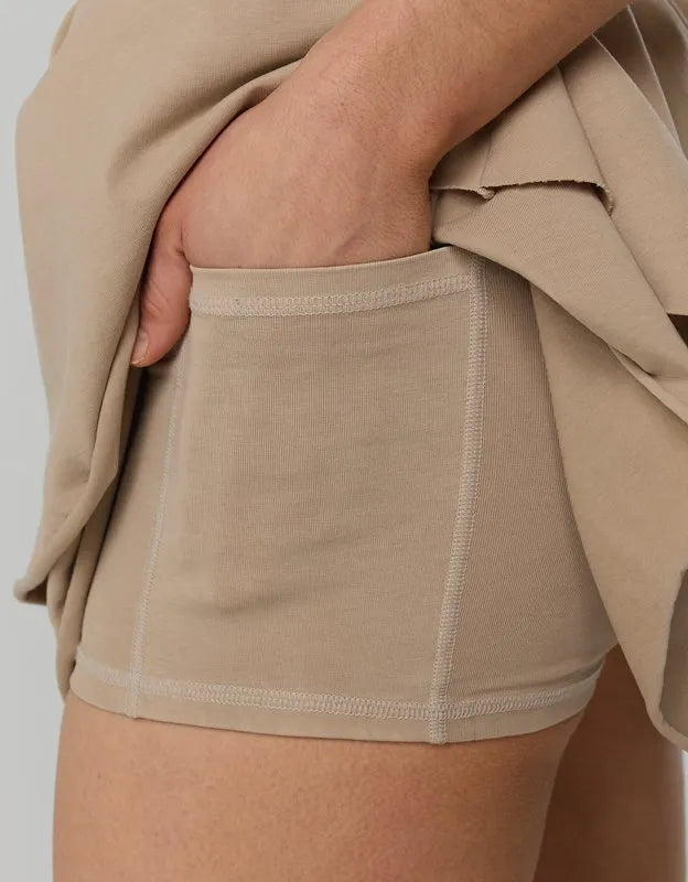 OFFLINE By Aerie OG Cotton Strapless Ruched Mini Dress