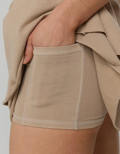OFFLINE By Aerie OG Cotton Strapless Ruched Mini Dress