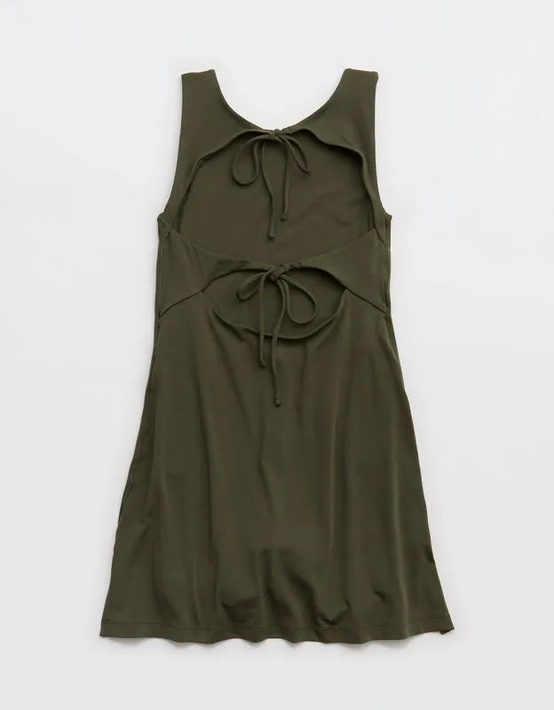 OFFLINE By Aerie Real Me Tie Back Dress