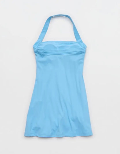 OFFLINE By Aerie Real Me Halter Mini Dress
