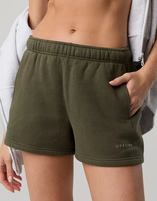 OFFLINE By Aerie 3" Cloud Fleece Short