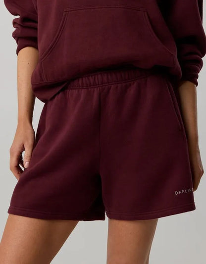OFFLINE By Aerie 5" Cloud Fleece Short