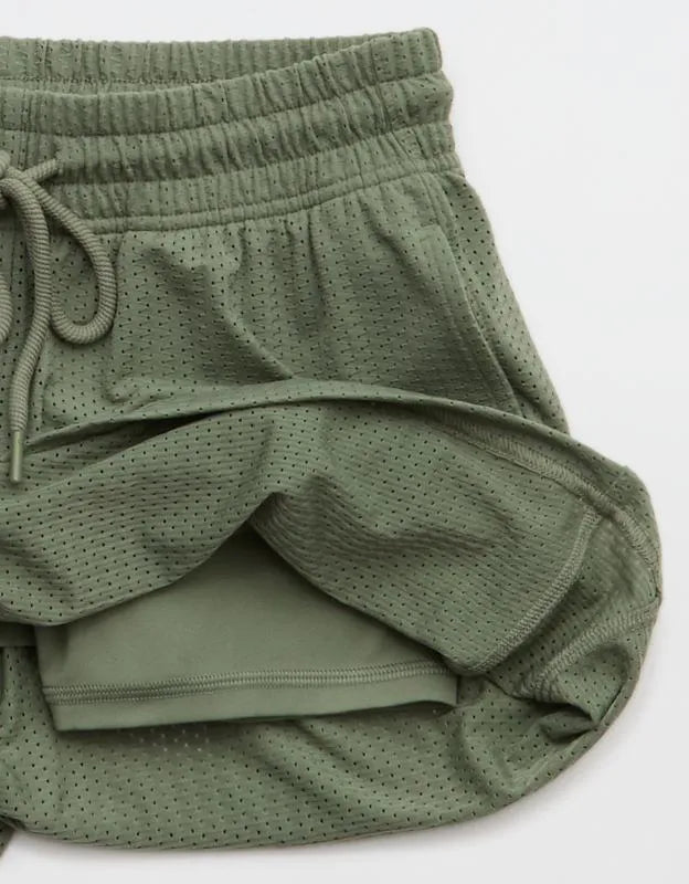 OFFLINE By Aerie Mesh Basketball Short