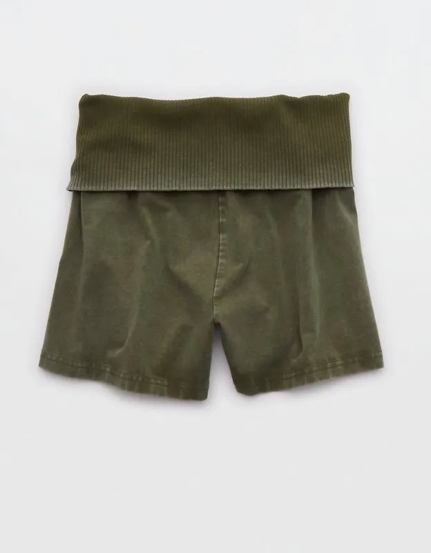 OFFLINE By Aerie OG Cotton Foldover Short