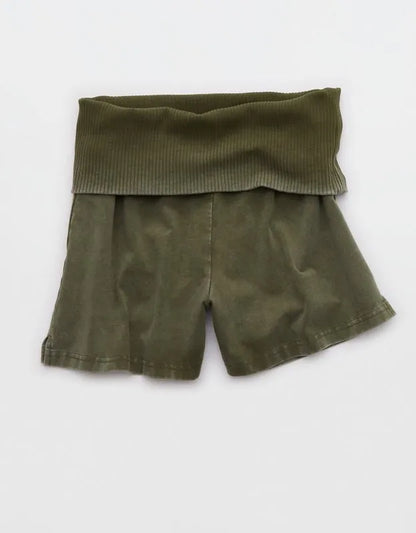 OFFLINE By Aerie OG Cotton Foldover Short