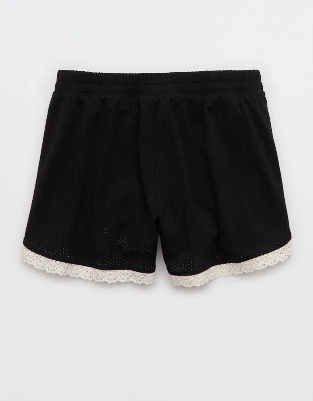 OFFLINE By Aerie Mesh Lace Short