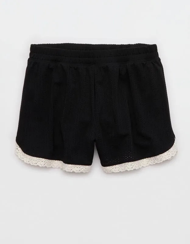 OFFLINE By Aerie Mesh Lace Short