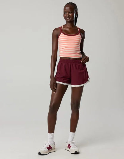 OFFLINE By Aerie Mesh Lace Short
