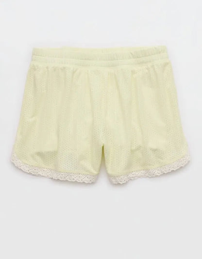 OFFLINE By Aerie Mesh Lace Short