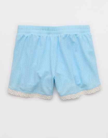 OFFLINE By Aerie Mesh Lace Short