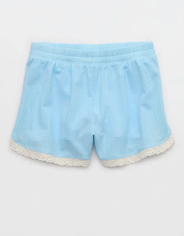 OFFLINE By Aerie Mesh Lace Short