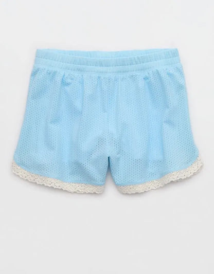OFFLINE By Aerie Mesh Lace Short
