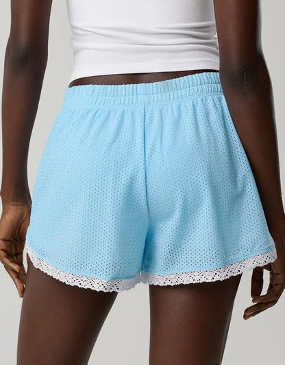 OFFLINE By Aerie Mesh Lace Short