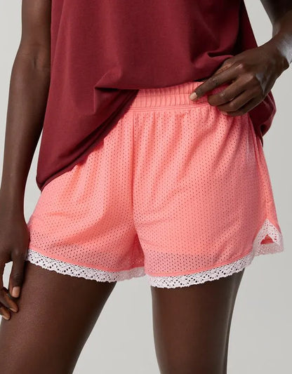OFFLINE By Aerie Mesh Lace Short