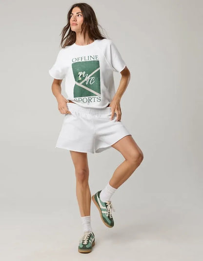 OFFLINE By Aerie Throwback Fleece Short