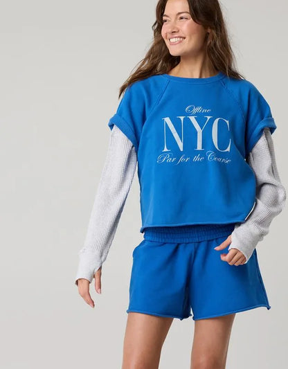 OFFLINE By Aerie Throwback Fleece Short