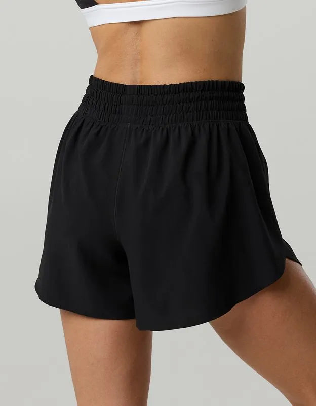 OFFLINE By Aerie High Waisted 3" Butterfly Hem Hot Stuff Short