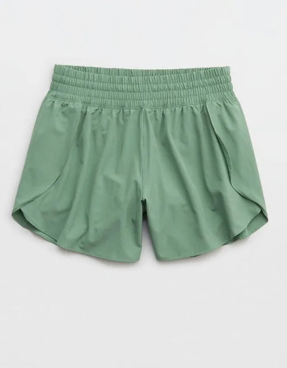 OFFLINE By Aerie High Waisted 3" Butterfly Hem Hot Stuff Short