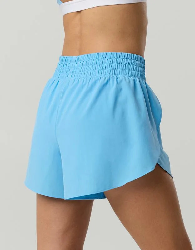 OFFLINE By Aerie High Waisted 3" Butterfly Hem Hot Stuff Short