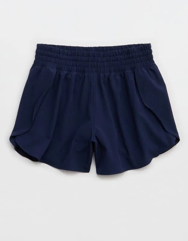 OFFLINE By Aerie High Waisted 3" Butterfly Hem Hot Stuff Short