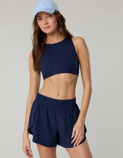OFFLINE By Aerie High Waisted 3" Butterfly Hem Hot Stuff Short