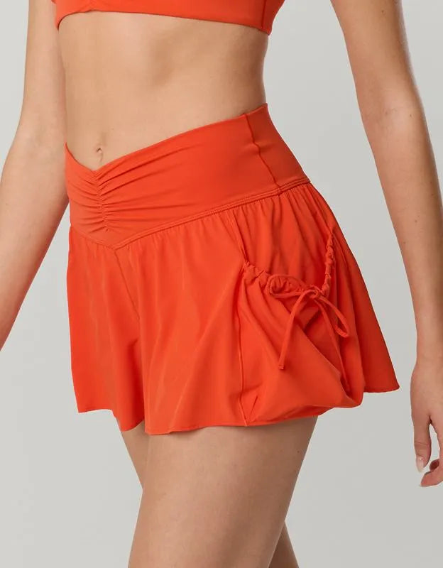 OFFLINE By Aerie Real Me Ruched Pocket Flowy Short