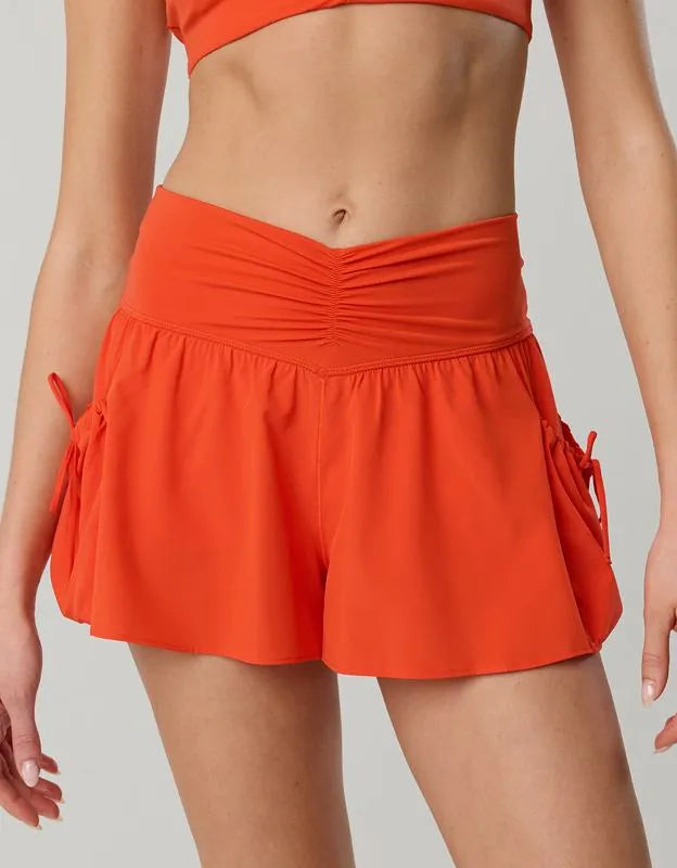 OFFLINE By Aerie Real Me Ruched Pocket Flowy Short