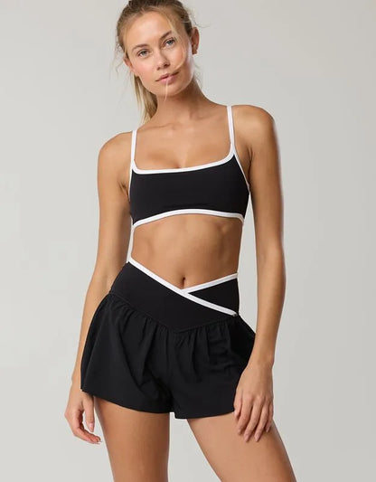 OFFLINE By Aerie Real Me Tipped Crossover Flowy Short