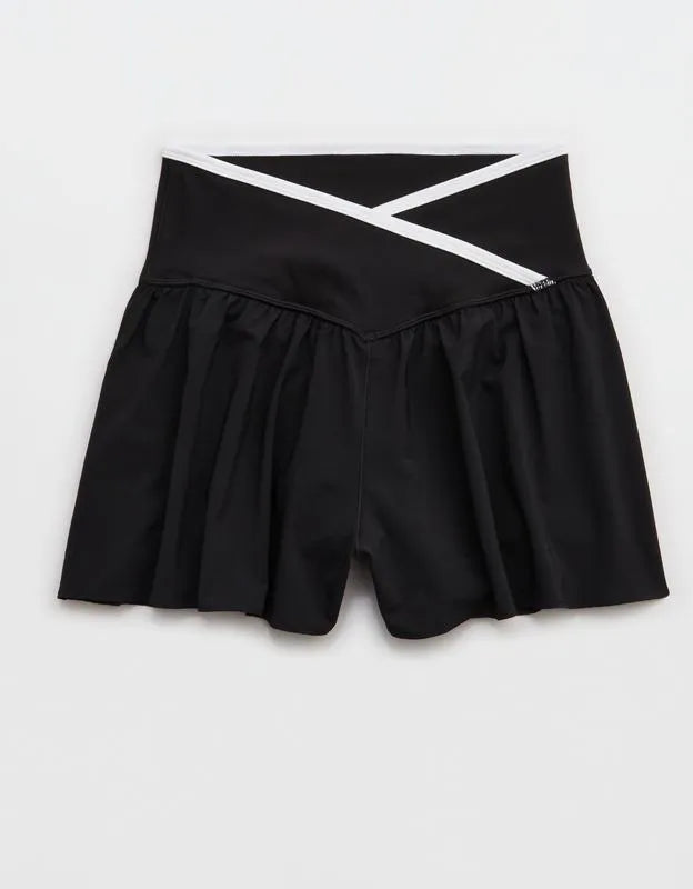 OFFLINE By Aerie Real Me Tipped Crossover Flowy Short