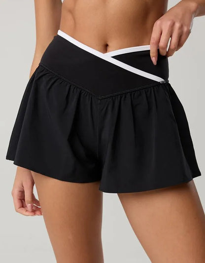 OFFLINE By Aerie Real Me Tipped Crossover Flowy Short