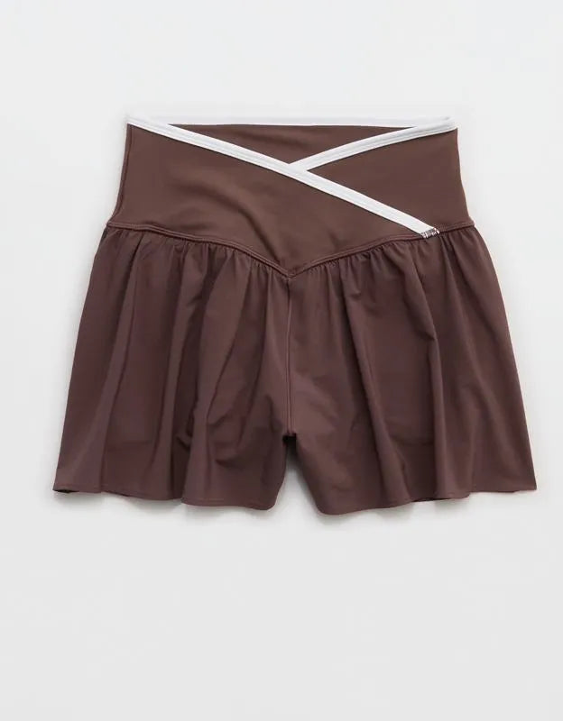 OFFLINE By Aerie Real Me Tipped Crossover Flowy Short