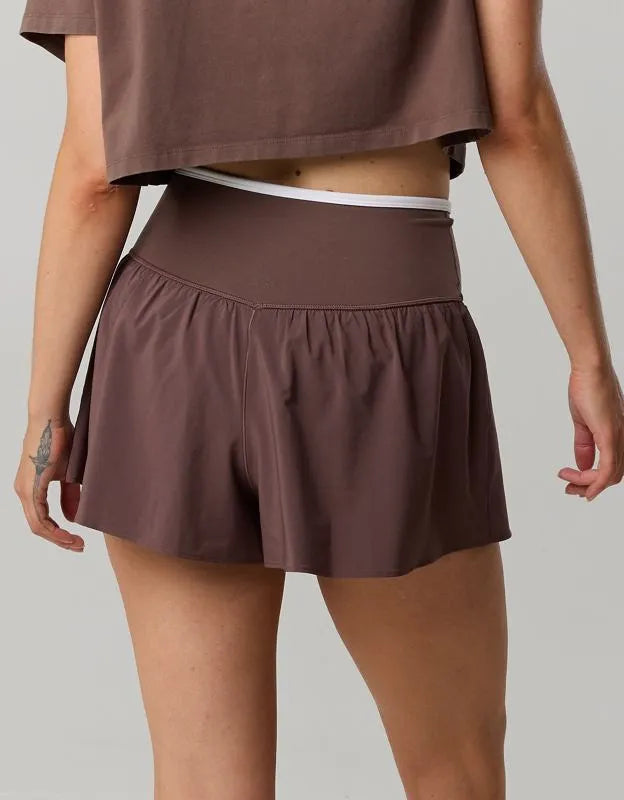 OFFLINE By Aerie Real Me Tipped Crossover Flowy Short