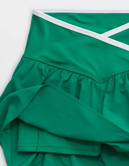 OFFLINE By Aerie Real Me Tipped Crossover Flowy Short