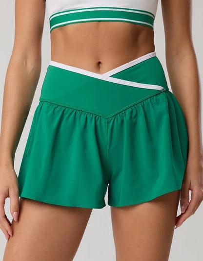 OFFLINE By Aerie Real Me Tipped Crossover Flowy Short