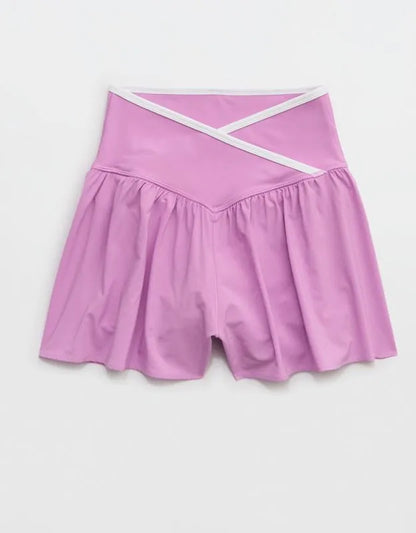 OFFLINE By Aerie Real Me Tipped Crossover Flowy Short